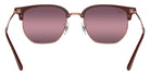 Ray-Ban RB4416 New Clubmaster 6654G9 51 - Bordeaux on Rose Gold / Gold/Red Mirrored Polarized #id:rb44166654g9_s:100115