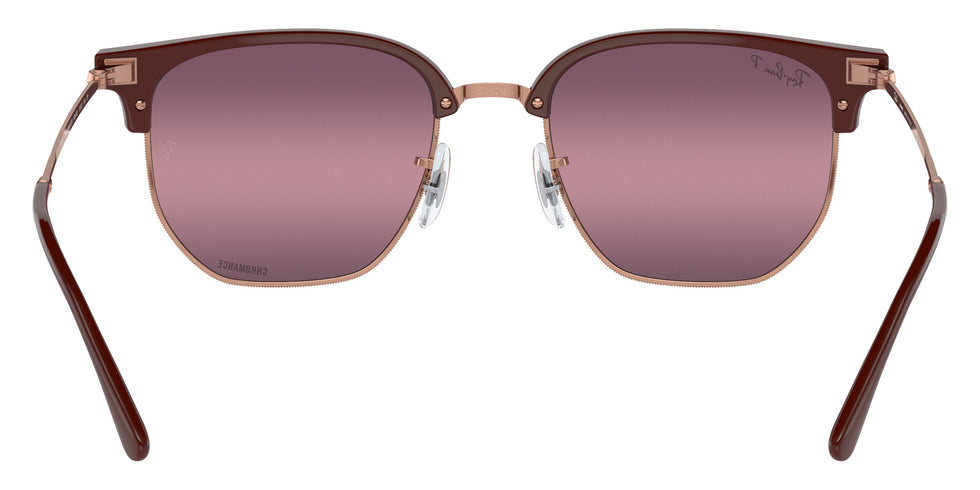 Ray-Ban RB4416 New Clubmaster 6654G9 51 - Bordeaux on Rose Gold / Gold/Red Mirrored Polarized #id:rb44166654g9_s:100115