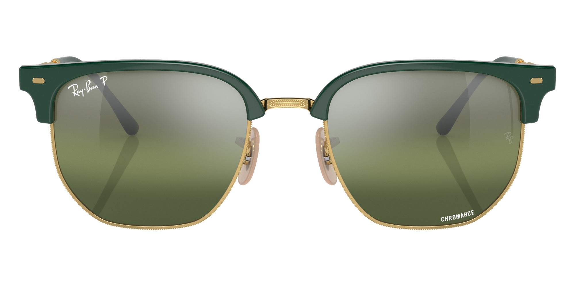 Ray-Ban RB4416 New Clubmaster 6655G4 51 - Green on Gold #id:rb44166655g4_s:100100