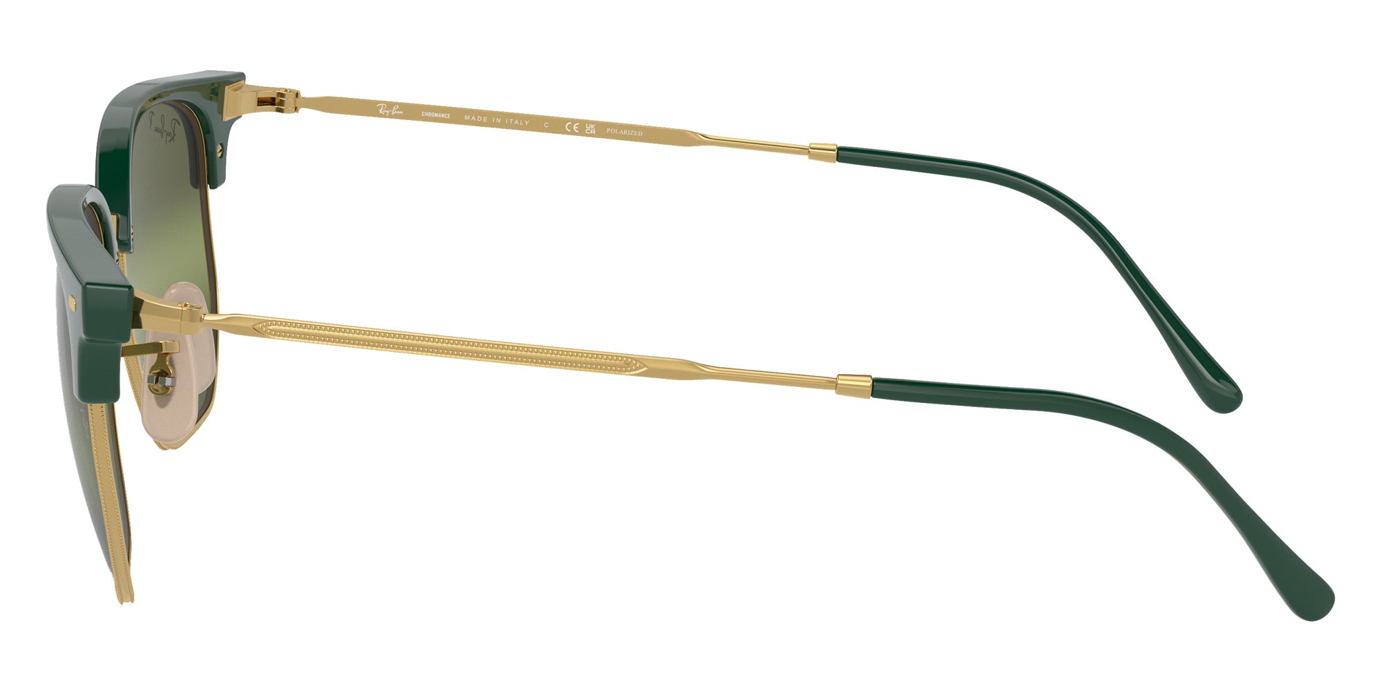 Ray-Ban RB4416 New Clubmaster 6655G4 51 - Green on Gold #id:rb44166655g4_s:100110