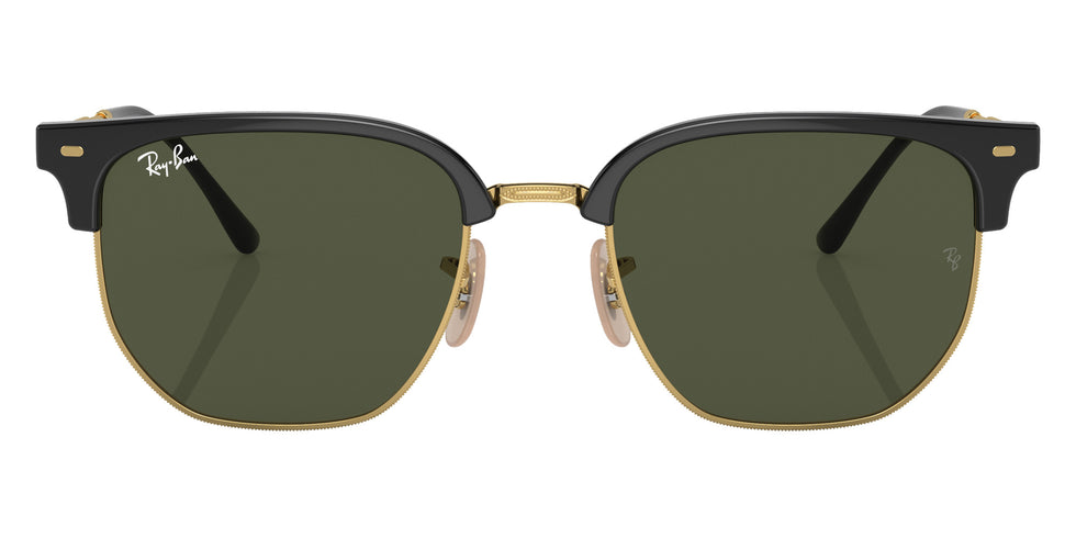 Ray-Ban RB4416F New Clubmaster 601/31 55 - Black on Gold / Green #id:rb4416f60131_s:100100