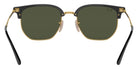 Ray-Ban RB4416F New Clubmaster 601/31 55 - Black on Gold / Green #id:rb4416f60131_s:100115
