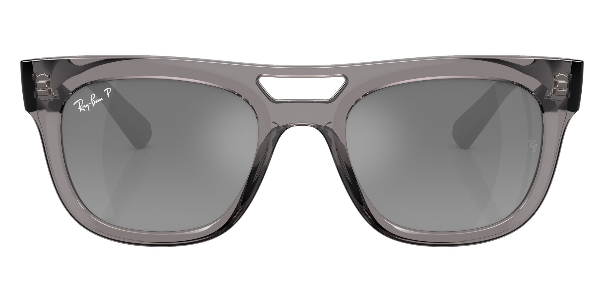 Ray-Ban RB4426 Phil 672582 54 - Transparent Gray / Silver/Gray Mirrored Polarized #id:rb4426672582_s:100100