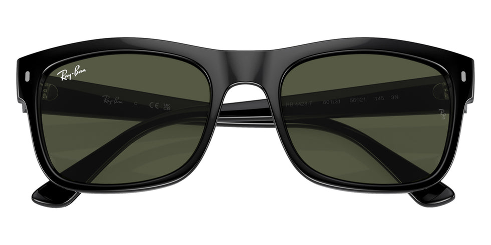 Ray-Ban RB4428F 601/31 56 - Black / Green #id:rb4428f60131_s:100125