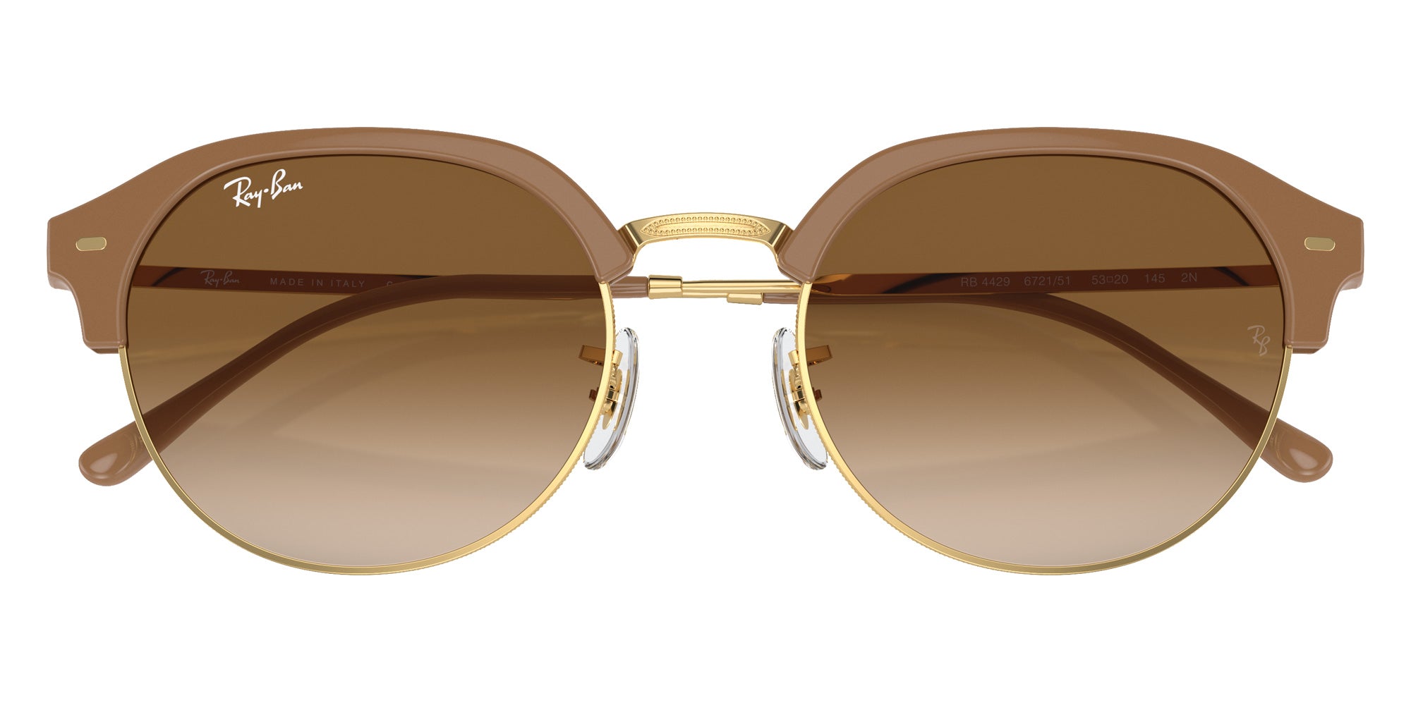 Ray-Ban RB4429 672151 55 - Beige on Gold #id:rb4429672151_s:102125