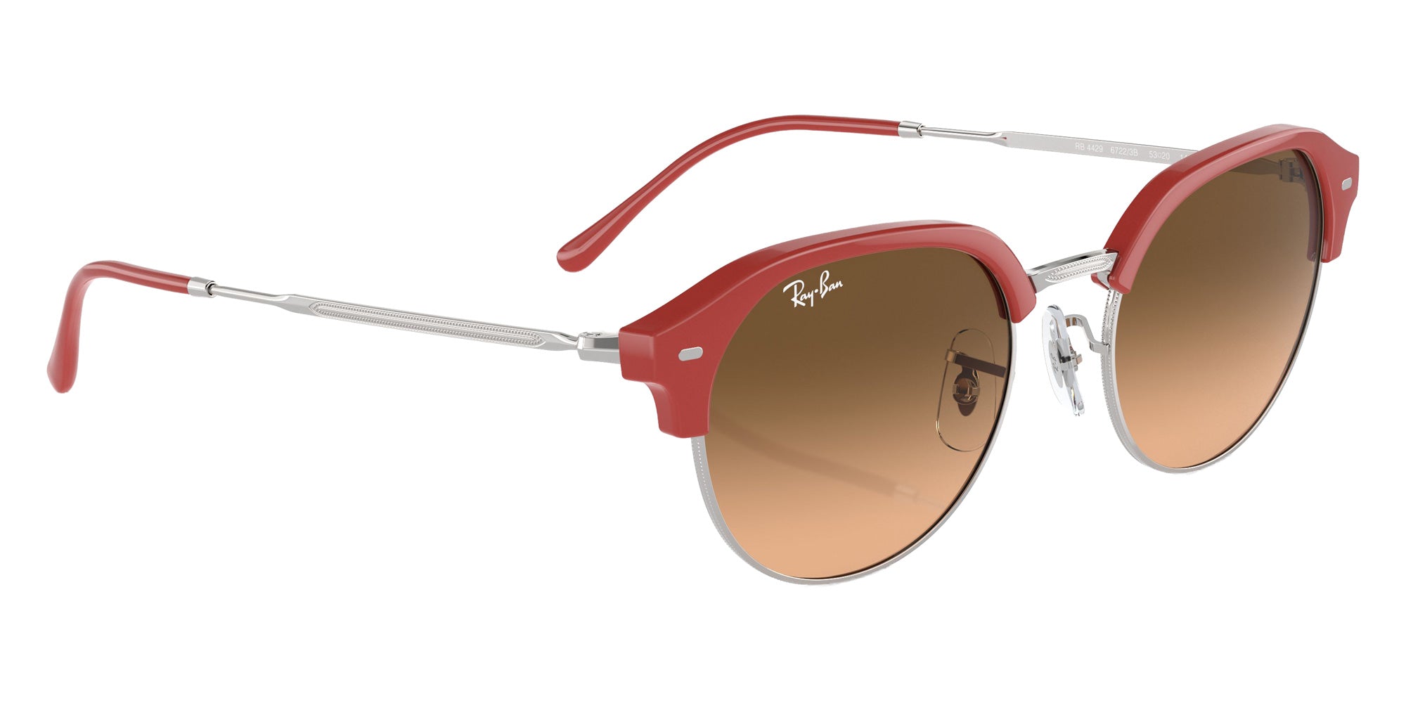 Ray-Ban RB4429 67223B 53 - Red on Silver / Pink/Black #id:rb442967223b_s:100120