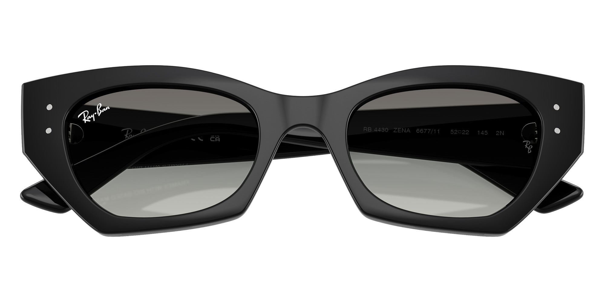 Ray-Ban RB4430 Zena 667711 49 - Black / Gradient Gray #id:rb4430667711_s:100125