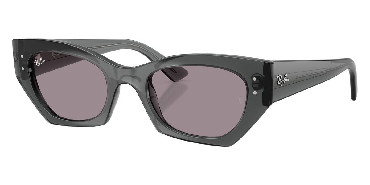 Ray-Ban RB4430 Zena 69241A 49 - Transparent Gray / Dark Violet #id:rb443069241a_s:104105