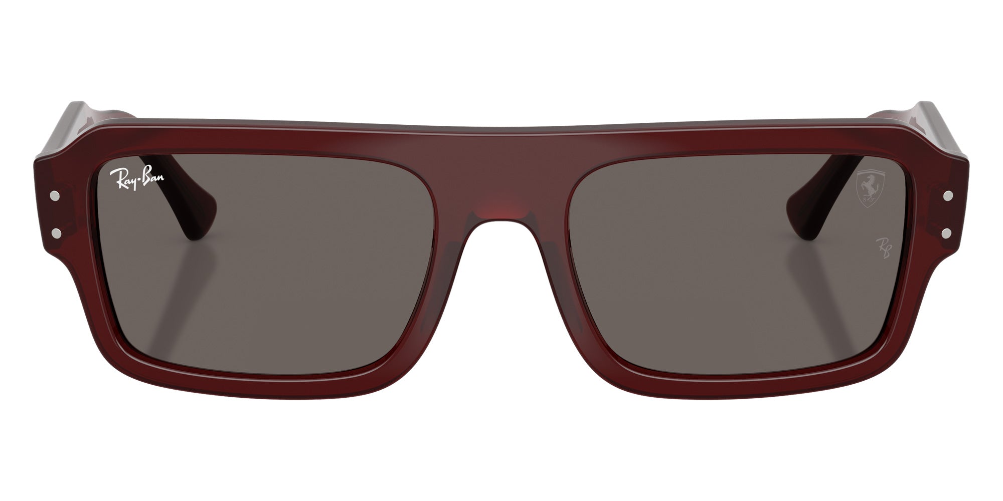 Ray-Ban RB4454M Lewis Hamilton Driver Special Edition 2026 - Scuderia Ferrari Collection F710B1 56 - Red Transparent #id:rb4454mf710b1_s:100100