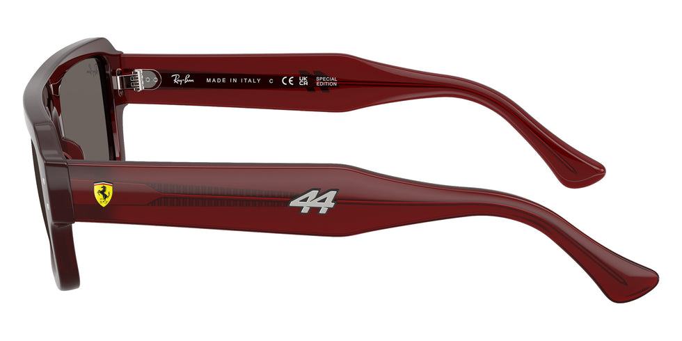Ray-Ban RB4454M Lewis Hamilton Driver Special Edition 2026 - Scuderia Ferrari Collection F710B1 56 - Red Transparent #id:rb4454mf710b1_s:100110