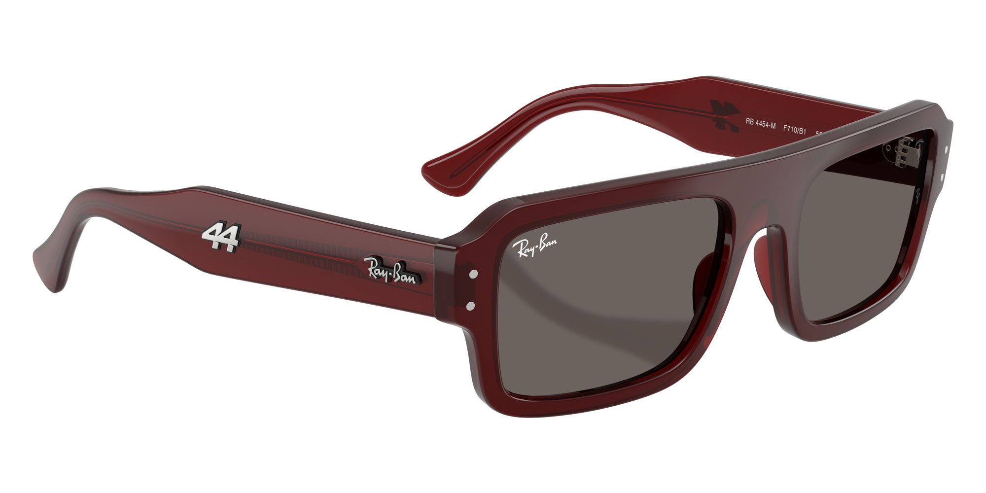 Ray-Ban RB4454M Lewis Hamilton Driver Special Edition 2026 - Scuderia Ferrari Collection F710B1 56 - Red Transparent #id:rb4454mf710b1_s:100120