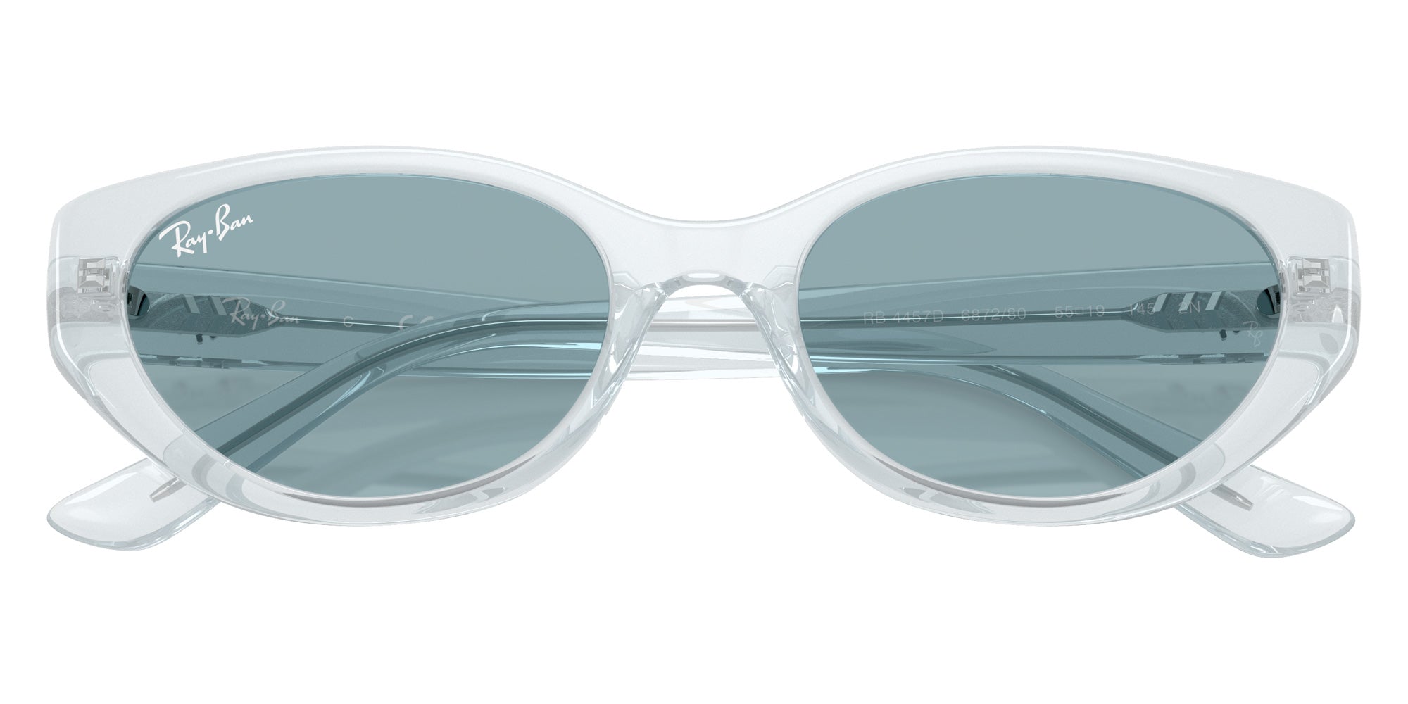 Ray-Ban RB4457D Bio-Based 687280 55 - Transparent Ice #id:rb4457d687280_s:102125