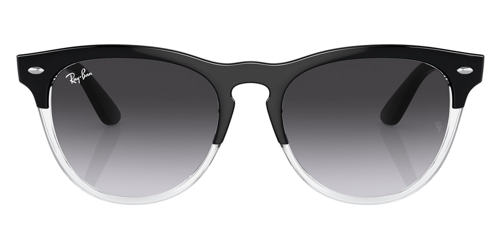 Ray-Ban RB4471 Iris 66308G 54 - Black on Transparent / Gray #id:rb447166308g_s:100100
