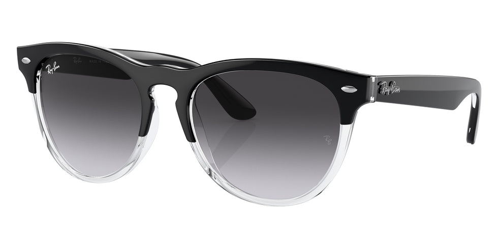 Ray-Ban RB4471 Iris 66308G 54 - Black on Transparent / Gray #id:rb447166308g_s:100105
