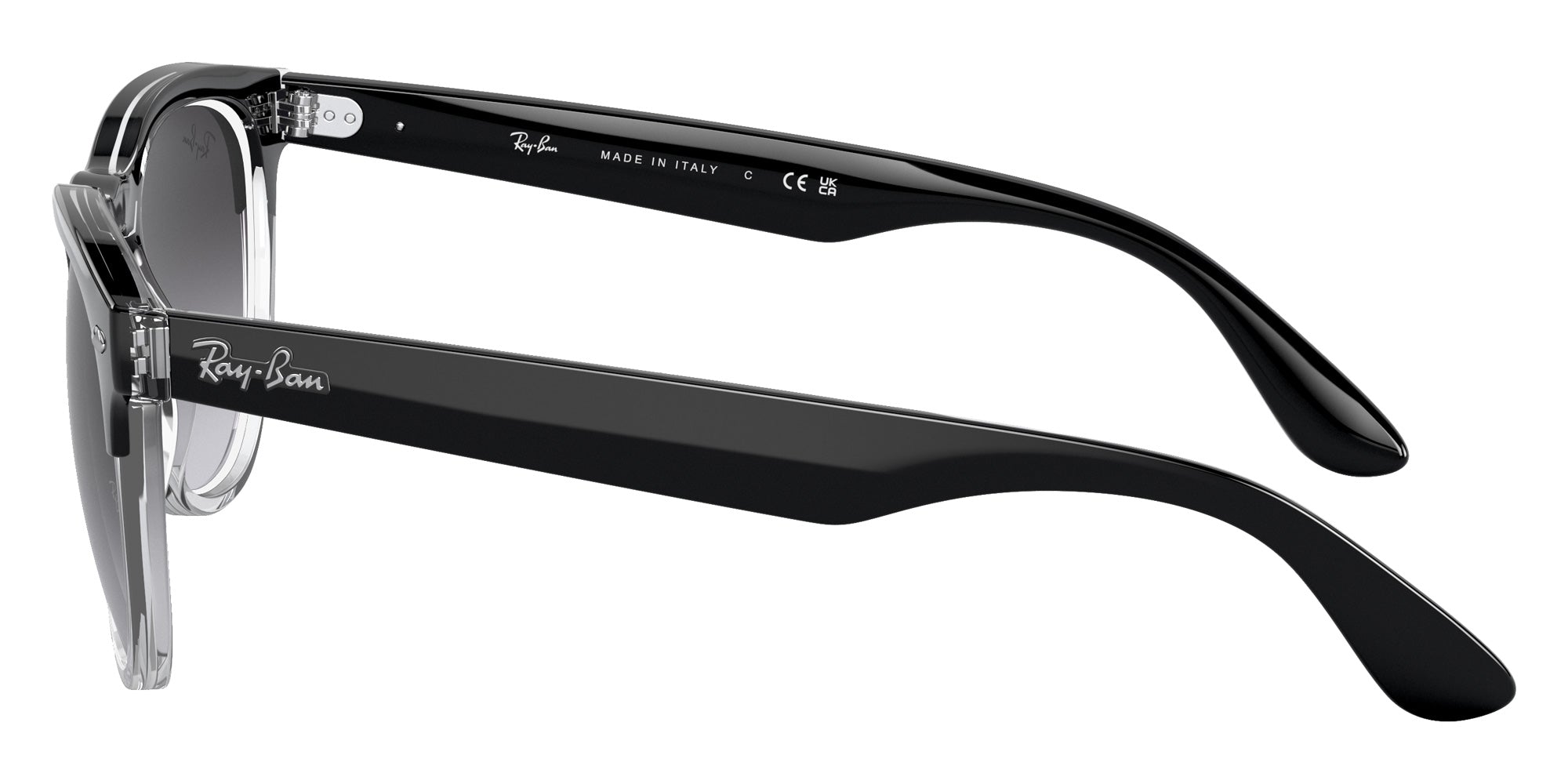 Ray-Ban RB4471 Iris 66308G 54 - Black on Transparent / Gray #id:rb447166308g_s:100110