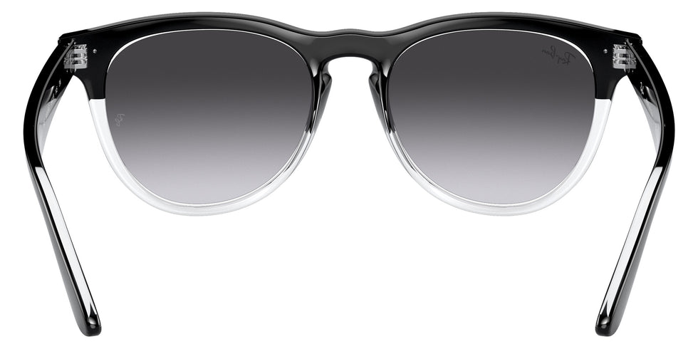 Ray-Ban RB4471 Iris 66308G 54 - Black on Transparent / Gray #id:rb447166308g_s:100115