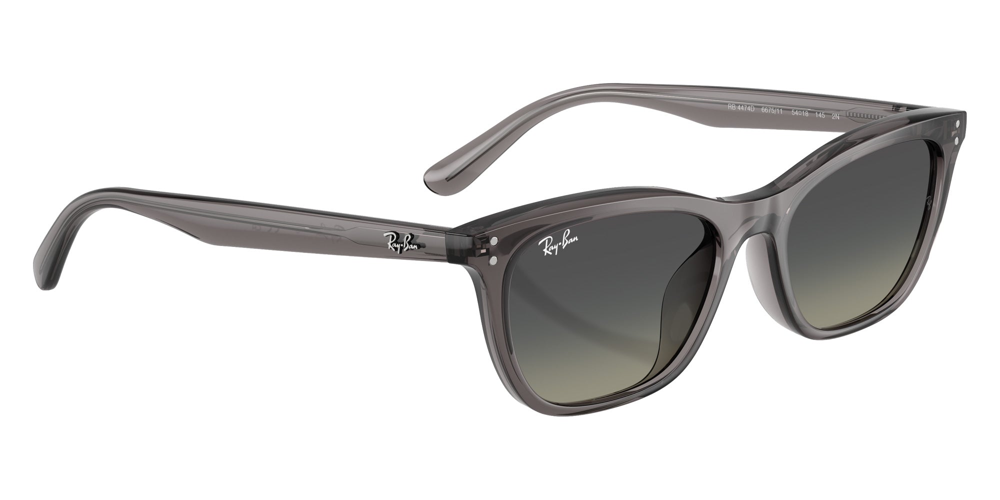 Ray-Ban RB4474D 667511 54 - Transparent Dark Gray #id:rb4474d667511_s:100120