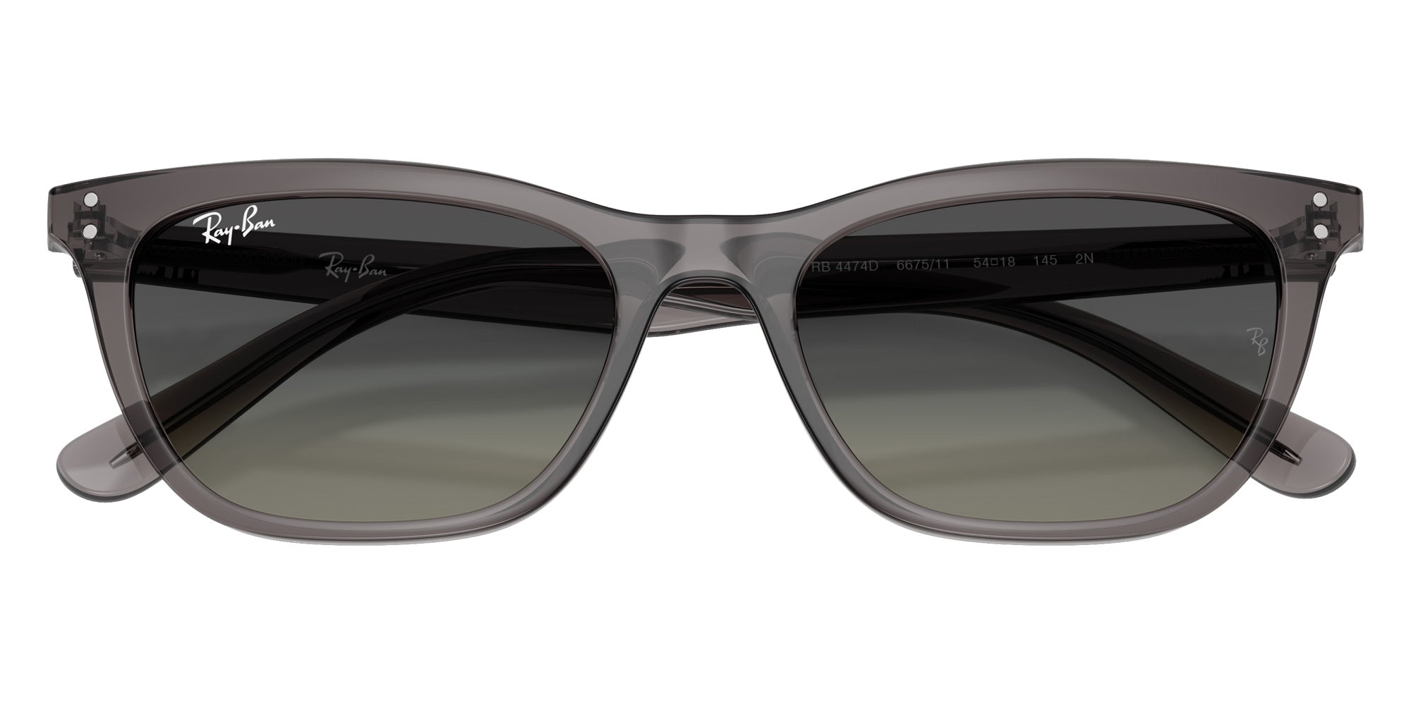 Ray-Ban RB4474D 667511 54 - Transparent Dark Gray #id:rb4474d667511_s:100125