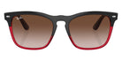 Ray-Ban RB4487 Steve 663113 54 - Gray On Transparent Red / Brown #id:rb4487663113_s:100100