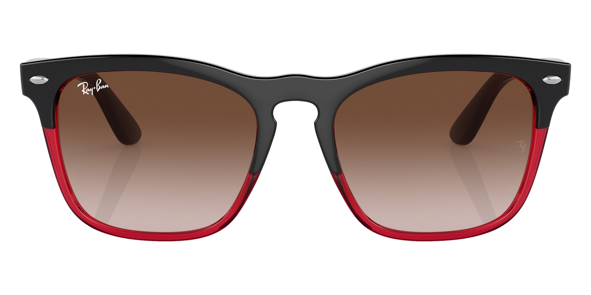Ray-Ban RB4487 Steve 663113 54 - Gray On Transparent Red / Brown #id:rb4487663113_s:100100
