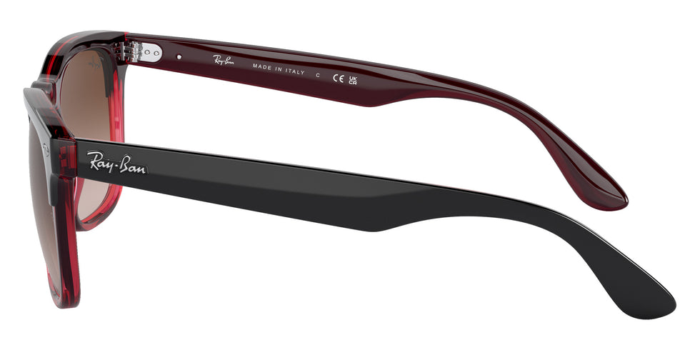 Ray-Ban RB4487 Steve 663113 54 - Gray On Transparent Red / Brown #id:rb4487663113_s:100110