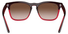 Ray-Ban RB4487 Steve 663113 54 - Gray On Transparent Red / Brown #id:rb4487663113_s:100115