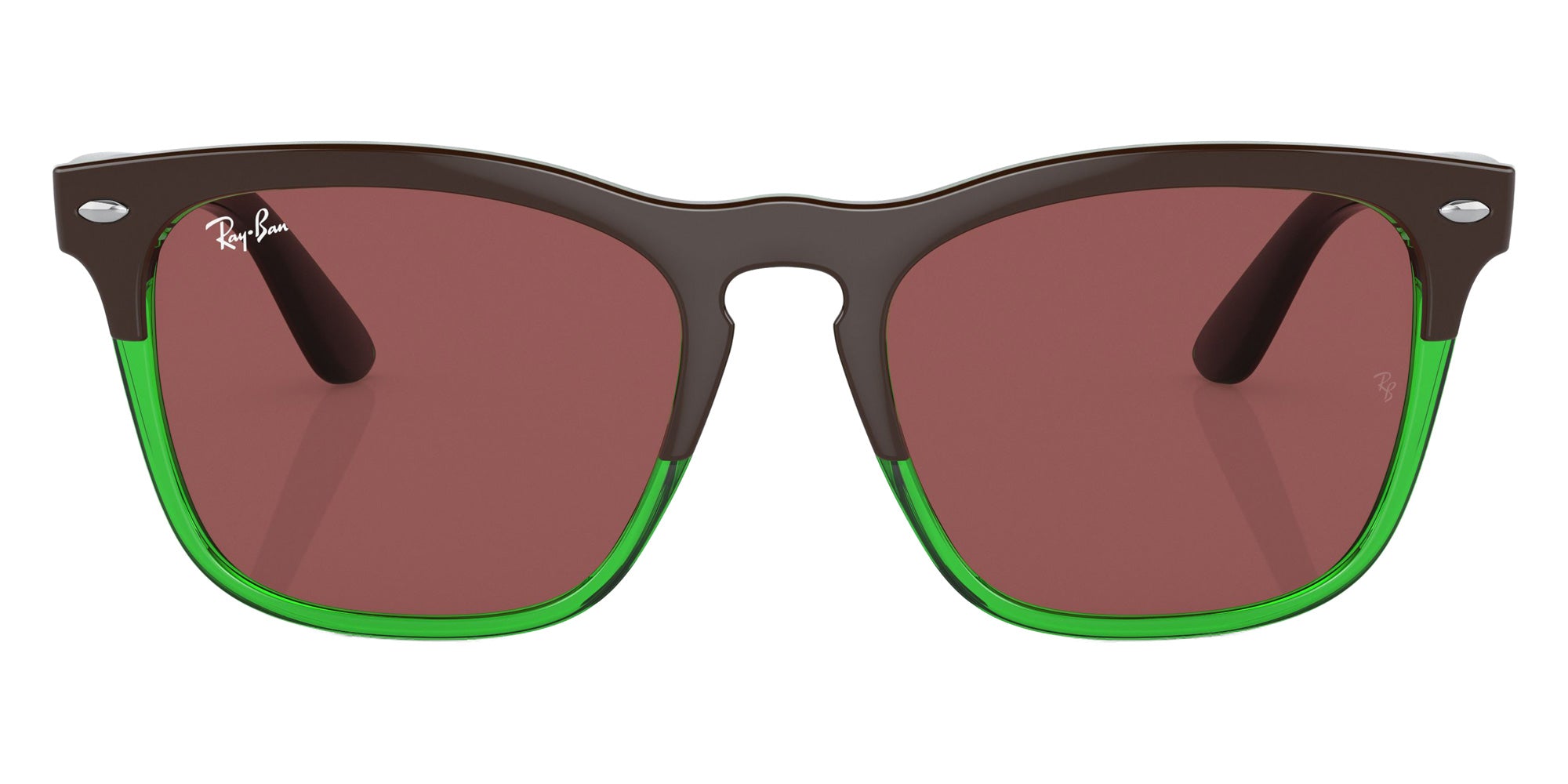 Ray-Ban RB4487 Steve 663469 54 - Dark Brown on Transparent Green / Dark Violet #id:rb4487663469_s:100100