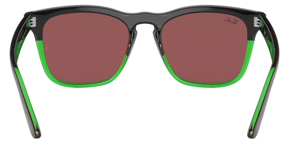Ray-Ban RB4487 Steve 663469 54 - Dark Brown on Transparent Green / Dark Violet #id:rb4487663469_s:100115