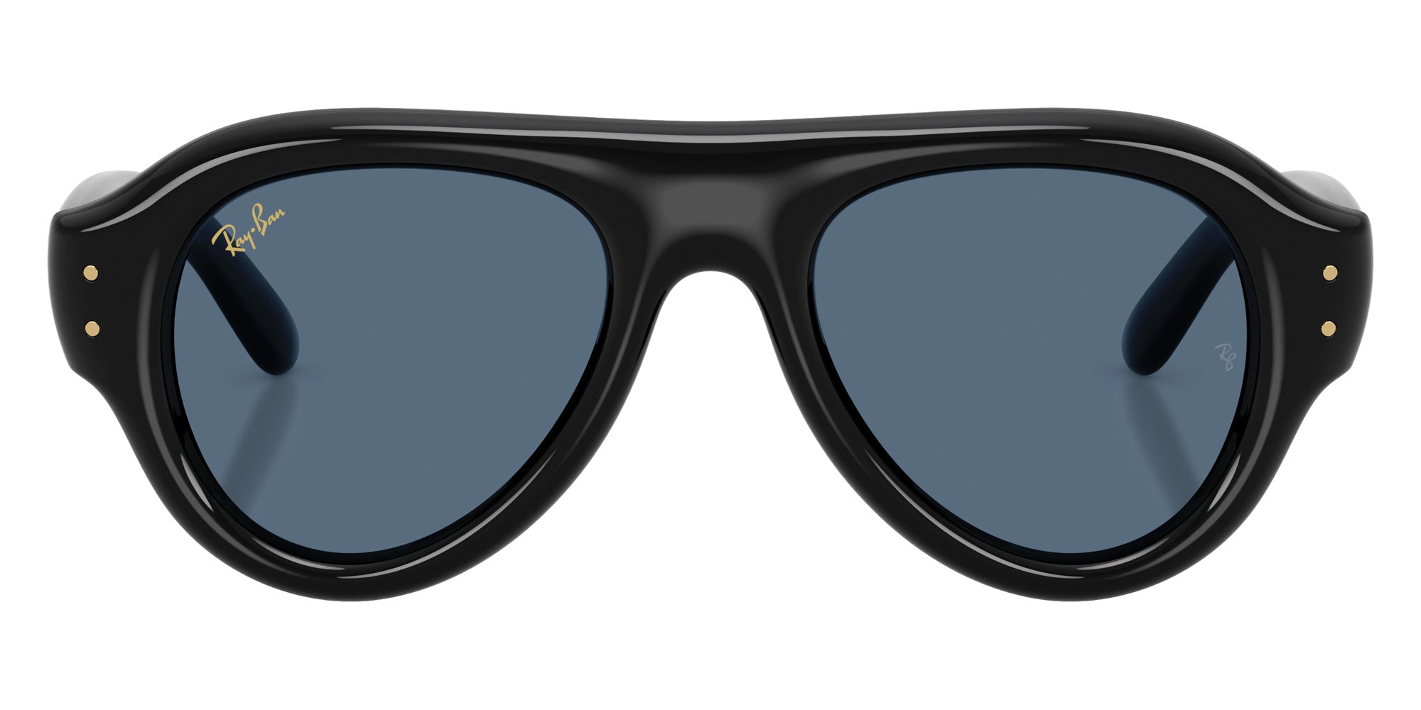 Ray-Ban RB4925 Aviator Puffer 601/80 50 - Black / Dark Blue #id:rb492560180_s:104100