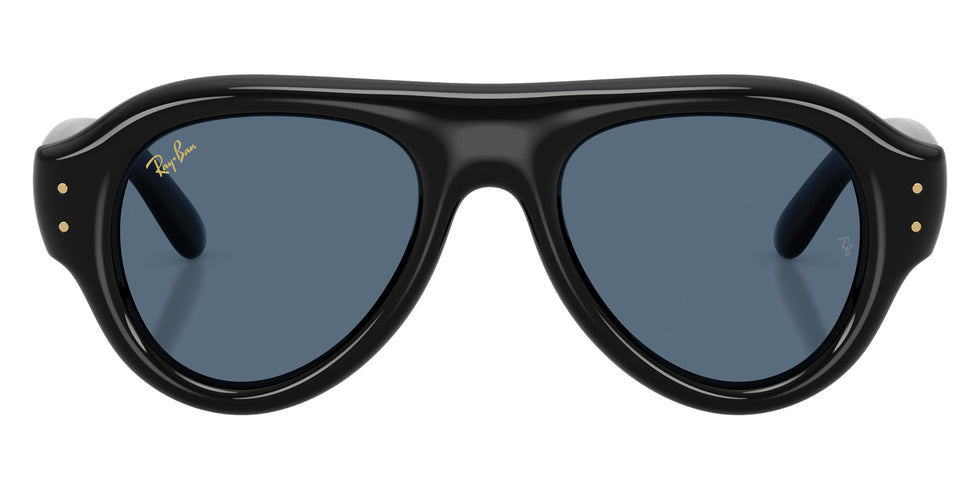 Ray-Ban RB4925 Aviator Puffer 601/80 50 - Black / Dark Blue #id:rb492560180_s:104100