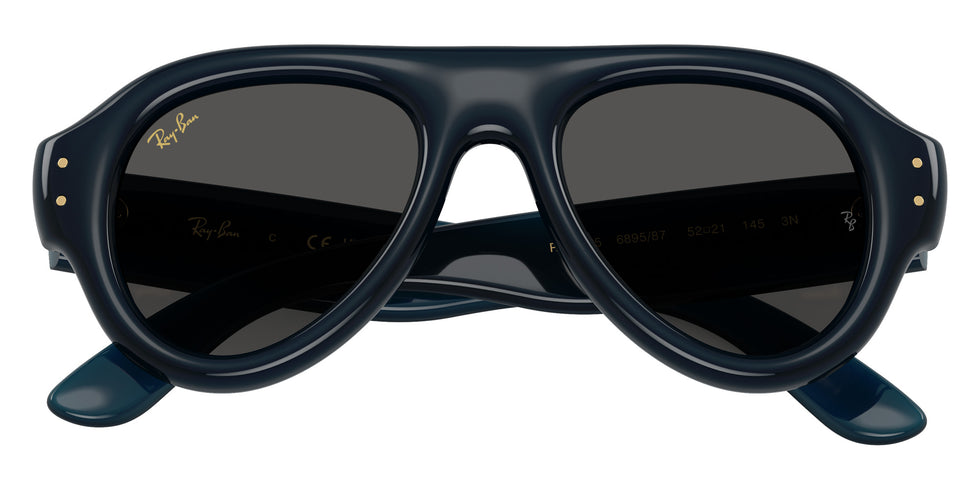 Ray-Ban RB4925 Aviator Puffer 689587 50 - Transparent Dark Blue / Ultra Black #id:rb4925689587_s:112125