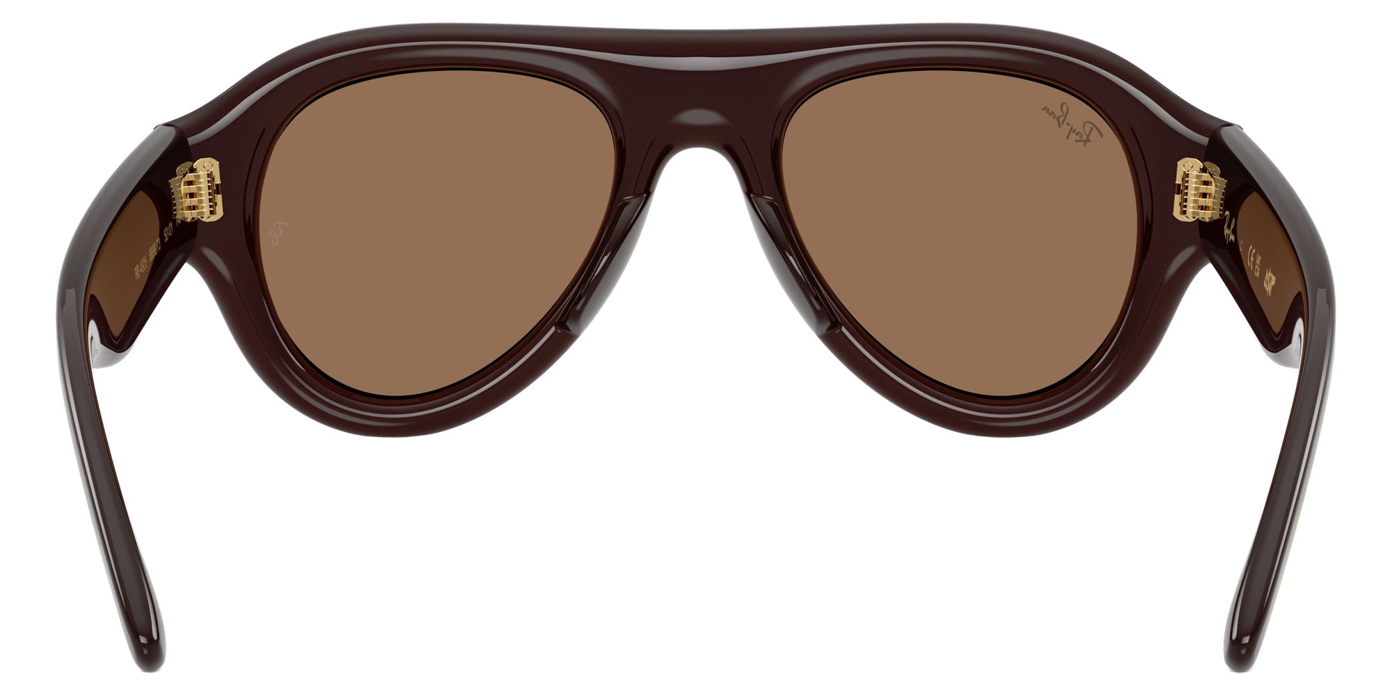 Ray-Ban RB4925 Aviator Puffer 689673 50 - Transparent Dark Brown / Dark Brown #id:rb4925689673_s:100115