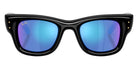 Ray-Ban RB4940 Wayfarer Puffer 601/55 47 - Black / Light Green Mirrored Blue #id:rb494060155_s:104100