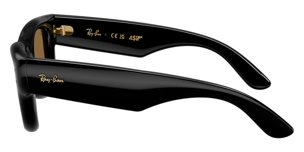 Ray-Ban RB4940 Wayfarer Puffer 601/55 47 - Black / Light Green Mirrored Blue #id:rb494060155_s:104110