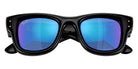 Ray-Ban RB4940 Wayfarer Puffer 601/55 47 - Black / Light Green Mirrored Blue #id:rb494060155_s:104125