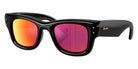 Ray-Ban RB4940 Wayfarer Puffer 601/6Q 47 - Black / Brown Mirrored Orange #id:rb49406016q_s:108105