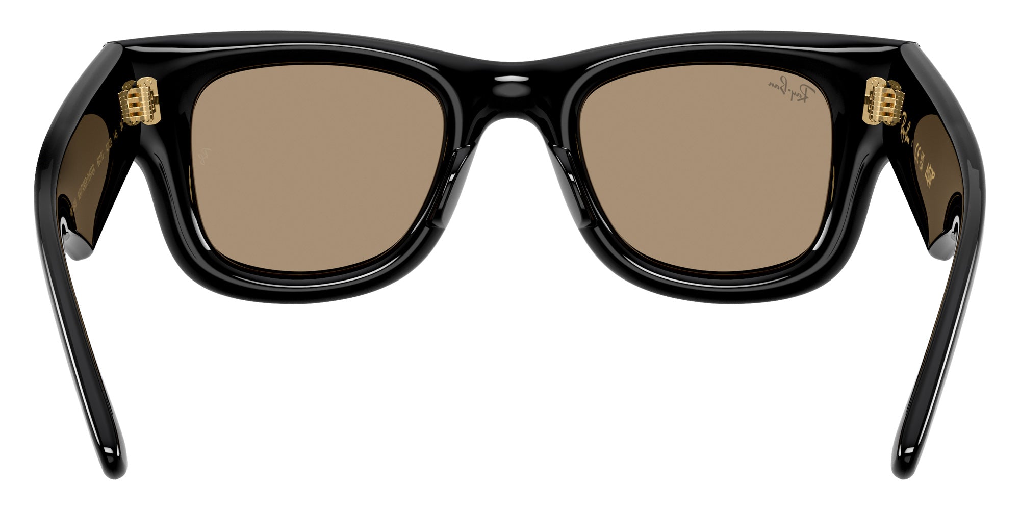 Ray-Ban RB4940 Wayfarer Puffer 601/7J 47 - Black / Dark Brown Mirrored Rose Gold #id:rb49406017j_s:112115