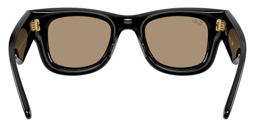 Ray-Ban RB4940 Wayfarer Puffer 601/7J 47 - Black / Dark Brown Mirrored Rose Gold #id:rb49406017j_s:112115