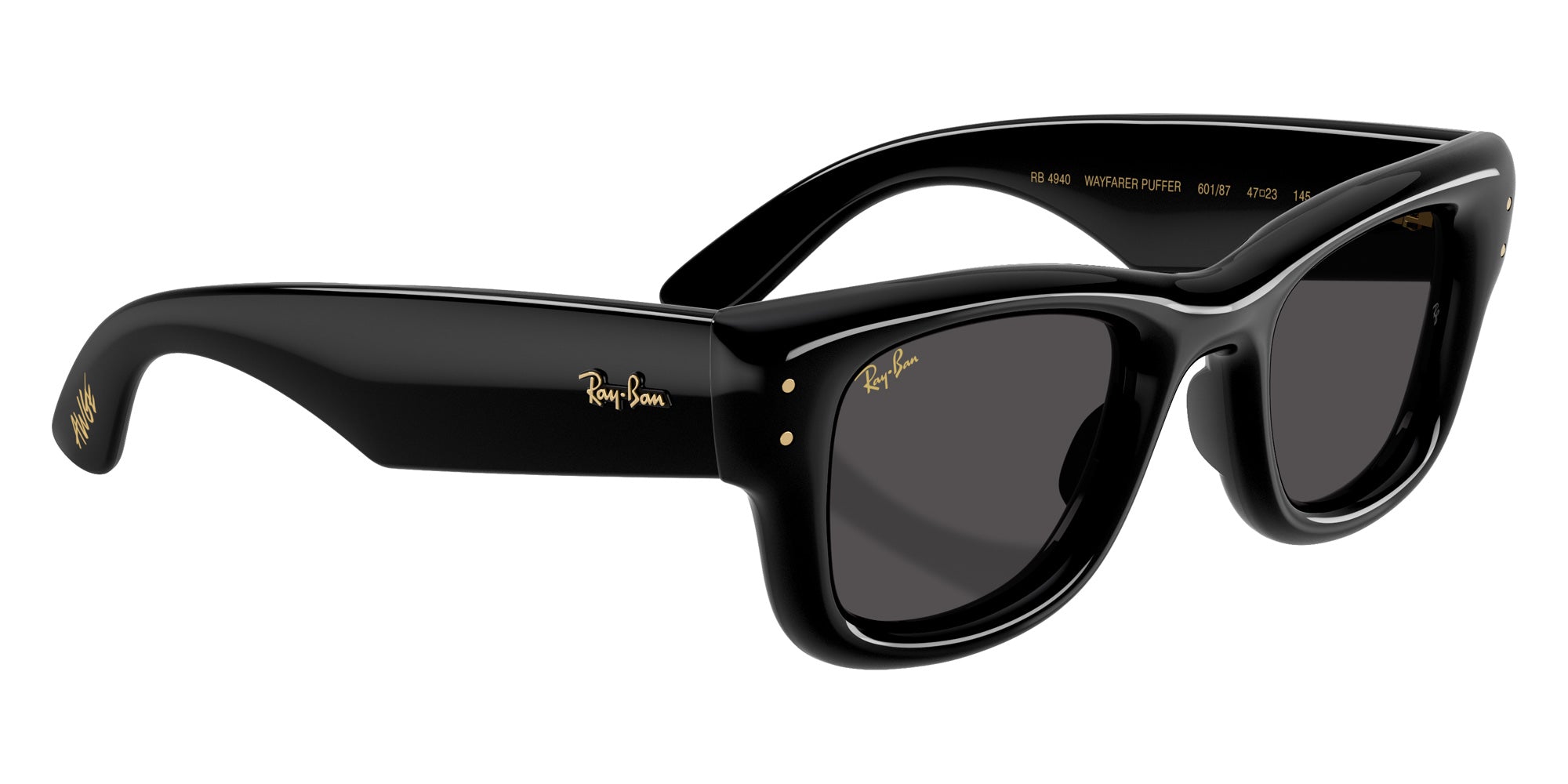 Ray-Ban RB4940 Wayfarer Puffer 601/87 50 - Black #id:rb494060187_s:112120