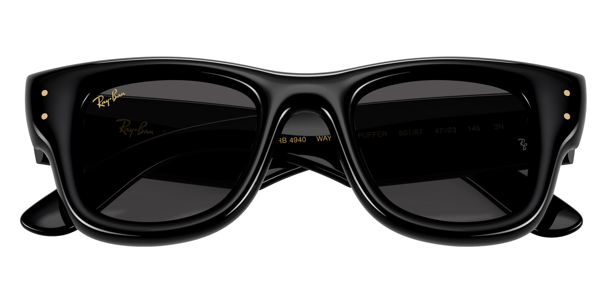 Ray-Ban RB4940 Wayfarer Puffer 601/87 50 - Black #id:rb494060187_s:112125