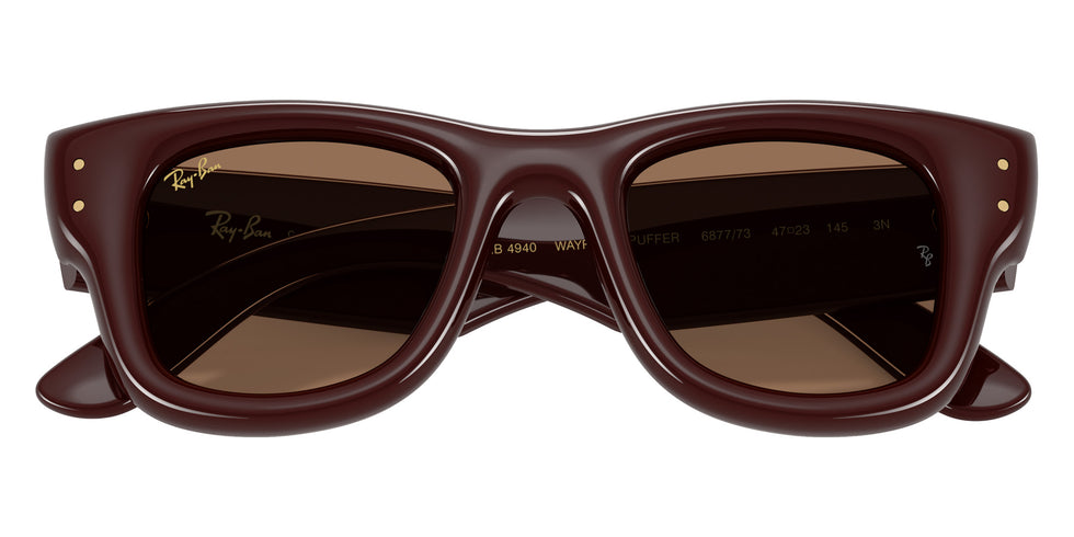 Ray-Ban RB4940 Wayfarer Puffer 687773 47 - Dark Brown #id:rb4940687773_s:134125