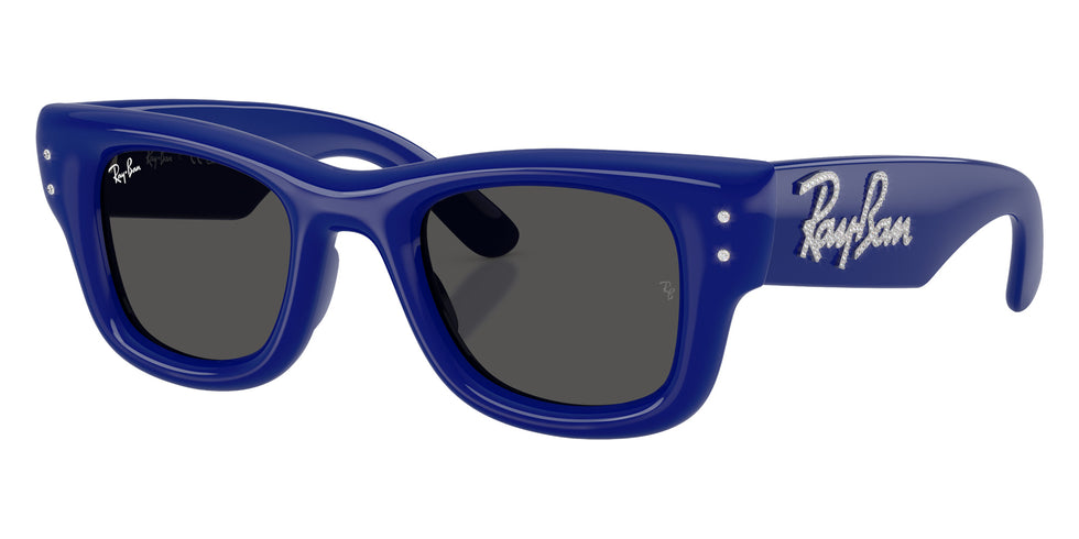 Ray-Ban RB4940B Wayfarer Puffer Crystal Edition�� 686087 47 - Blue & Strass / Ultra Black #id:rb4940b686087_s:102105