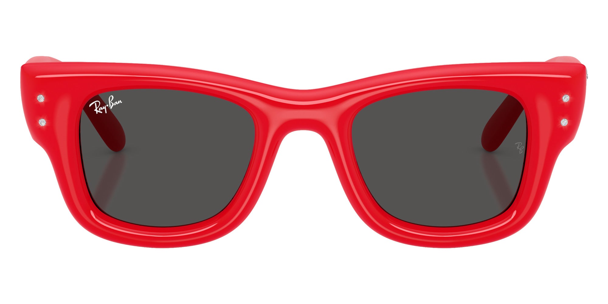 Ray-Ban RB4940B Wayfarer Puffer Crystal Edition�� 686187 47 - Red & Strass / Ultra Black #id:rb4940b686187_s:104100