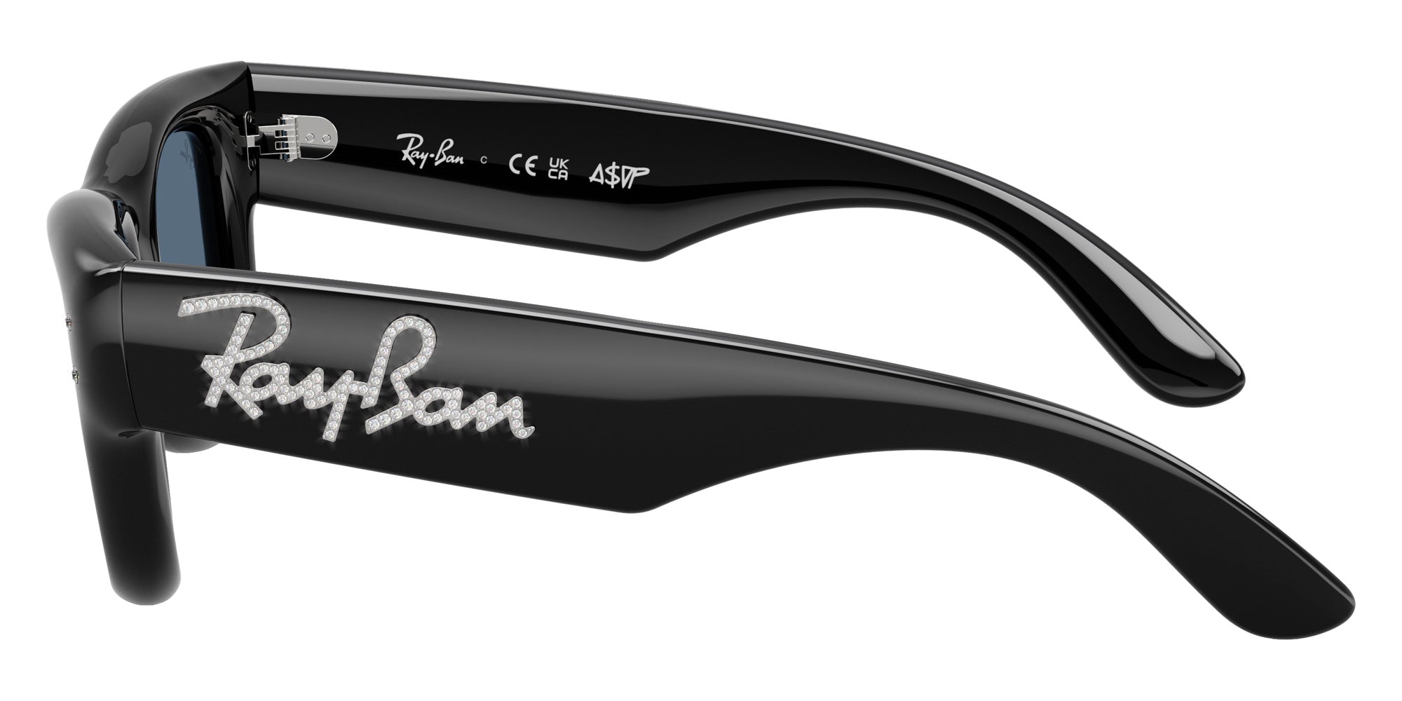 Ray-Ban RB4940B Wayfarer Puffer Crystal Edition 686480 47 - Black #id:rb4940b686480_s:100110