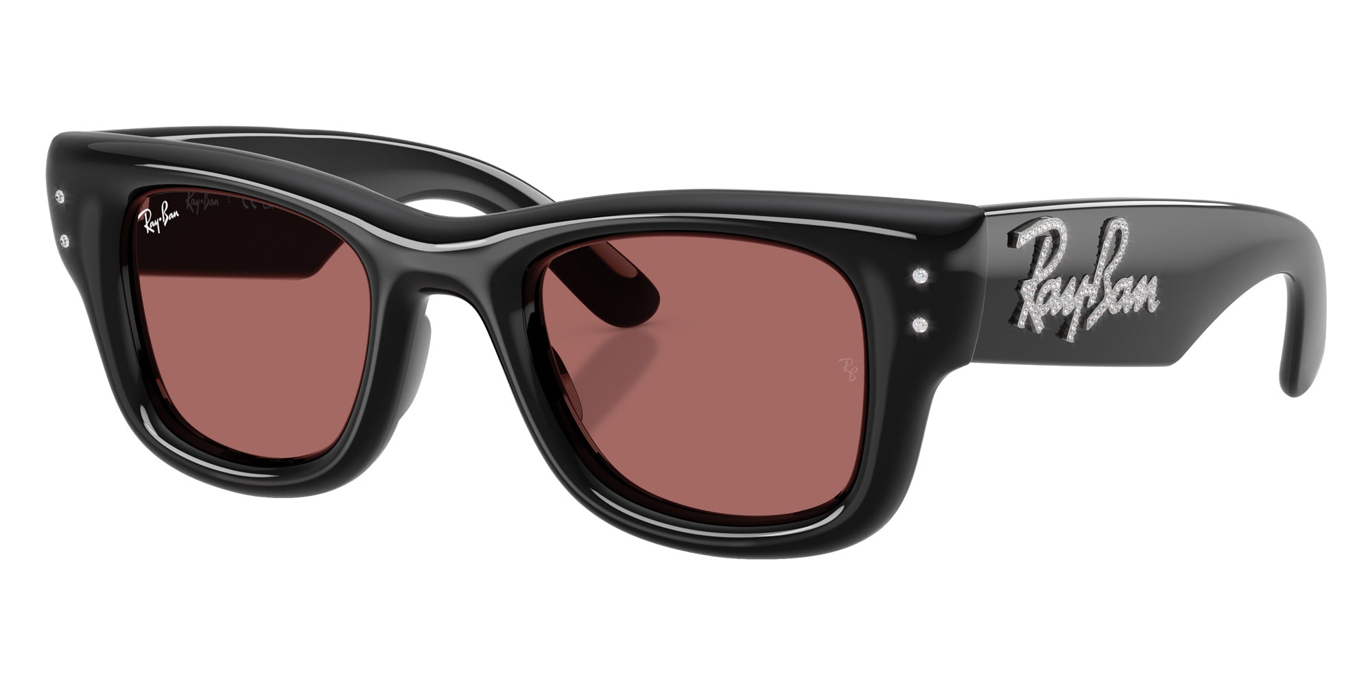 Ray-Ban RB4940B Wayfarer Puffer Crystal Edition 686485 47 - Black #id:rb4940b686485_s:102105