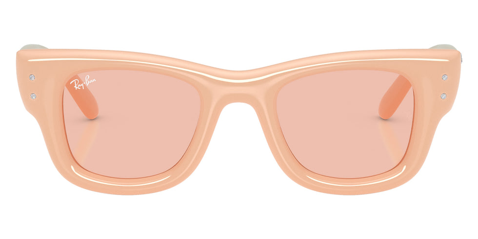 Ray-Ban RB4940B Wayfarer Puffer Crystal Edition 688884 47 - Solid Nude #id:rb4940b688884_s:104100