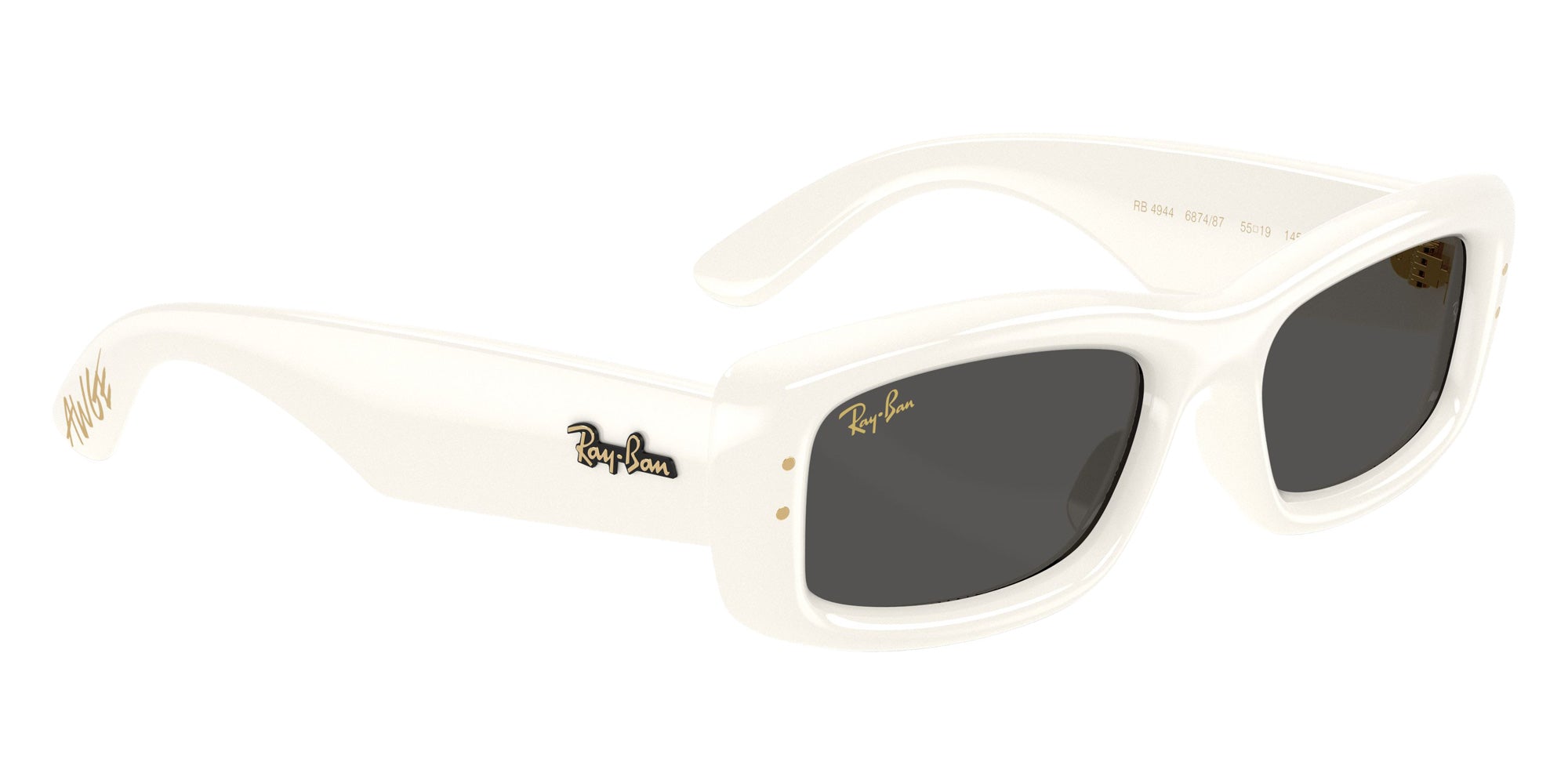 Ray-Ban RB4944 Kiliane Puffer 687487 55 - Full Cream / Ultra Black #id:rb4944687487_s:100120