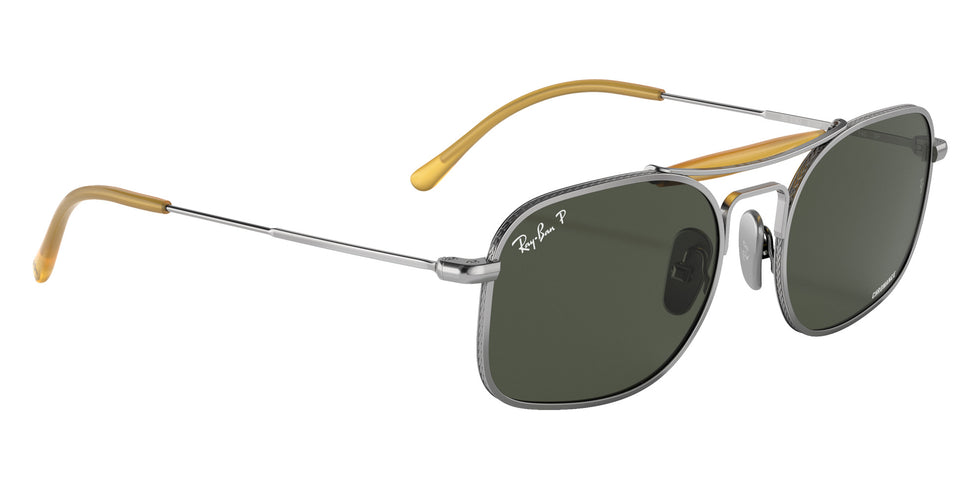 Ray-Ban RB8062 Titanium 9209P1 51 - Silver / Polarized Dark Green Classic #id:rb80629209p1_s:100120