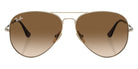 Ray-Ban RB8089 Aviator Titanium 926551 62 - Arista Gold / Clear and Brown #id:rb8089926551_s:100100