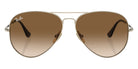 Ray-Ban RB8089 Aviator Titanium 926551 58 - Arista Gold / Clear & Brown #id:rb8089926551_s:100100
